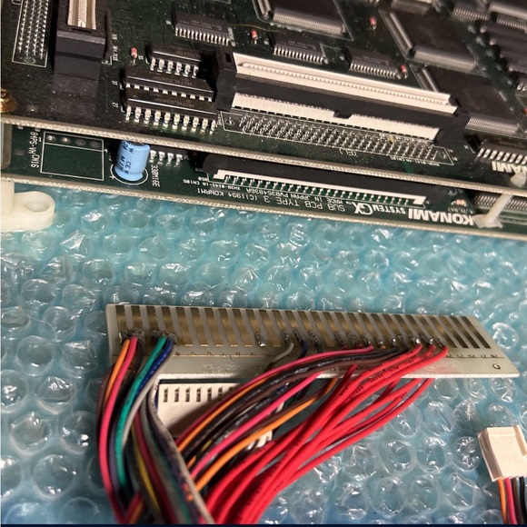 Konami Soccer Superstars 4 Player Kit w/ Cables + Manual Jamma Arcade PCB Board - Picture 12 of 12